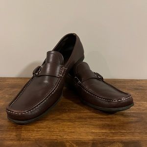 Salvatore Ferragamo Loafers with Buckle Brown Size 11